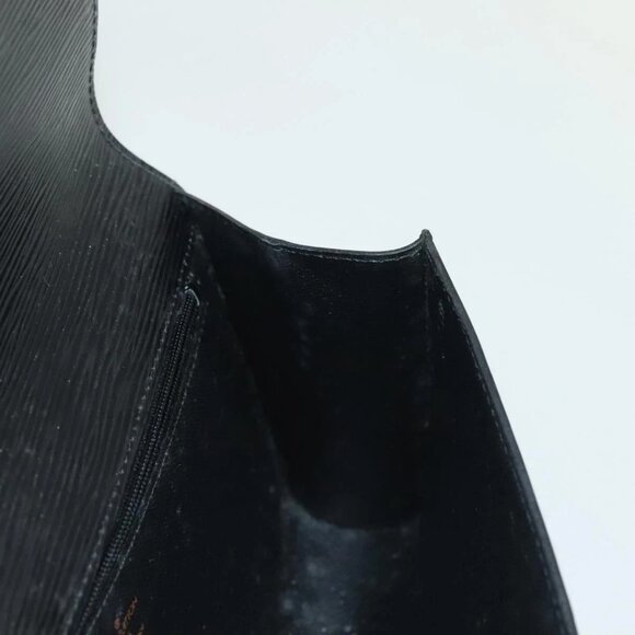 LOUIS VUITTON Epi Chaillot Clutch Bag Black M52542 LV Auth th6301 - Picture 11 of 16